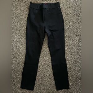 SPANX PULL ON Black High-Waisted Leggings PANTS szS